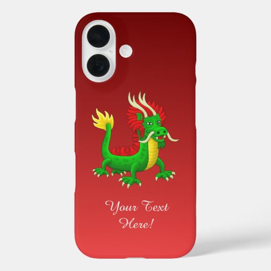 Wonderful Chinese Dragon Case-Mate iPhone Hülle (Rückseite)