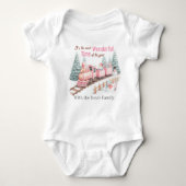 Wonderful Christmas Baby Bodysuit Baby Strampler (Vorderseite)