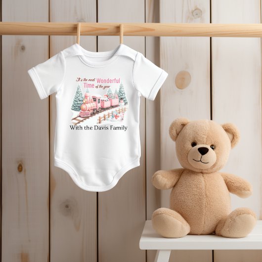 Wonderful Christmas Baby Bodysuit Baby Strampler