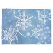Wonderful Christmas Snow Große Geschenktüte (Rückseite)