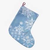 Wonderful Christmas Snow Großer Weihnachtsstrumpf (Vorderansicht (hängend))