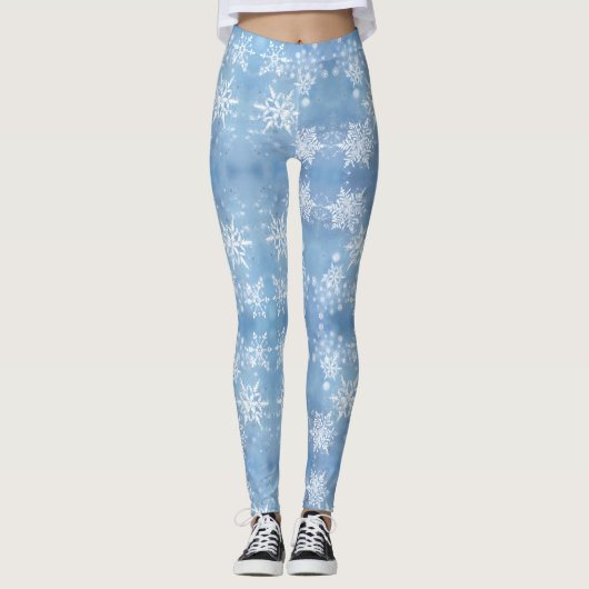 Wonderful Christmas Snow Leggings (Vorderseite)