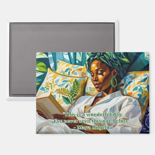 Wonderful Day Magnet (Vorderseite/Rückseite)