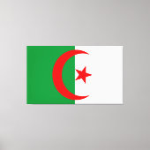 wonderful design of an algerian flag leinwanddruck (Vorderseite)