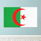 wonderful design of an algerian flag leinwanddruck (Insitu (Holzboden))