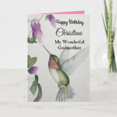 Wonderful Godmother Karte (Vorderseite)