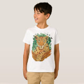 wonderful leopard design with a grandiose charisma T-Shirt (Vorne ganz)
