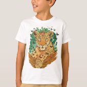 wonderful leopard design with a grandiose charisma T-Shirt (Vorderseite)