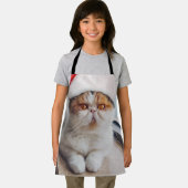 Wonderful persian cat with Santa Claus hat Schürze (Insitu)