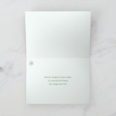 Wonderful Snowflake Christmas Card Karte (Innenseite)