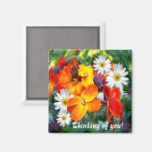 WONDERFUL WALL BLUME ~ Magnet (Vorderseite/Rückseite)
