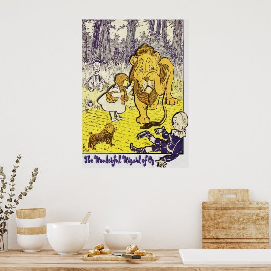 Wonderful Wizard of Oz 1. Auflage Poster (Küche)