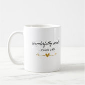 Wonderfully Made – Psalm 139:14 Mug Kaffeetasse (Links)