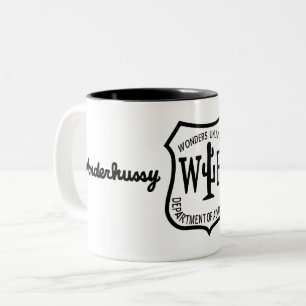 Wonderhussy Adventures B&W Wüste Abzeichen Zweifarbige Tasse
