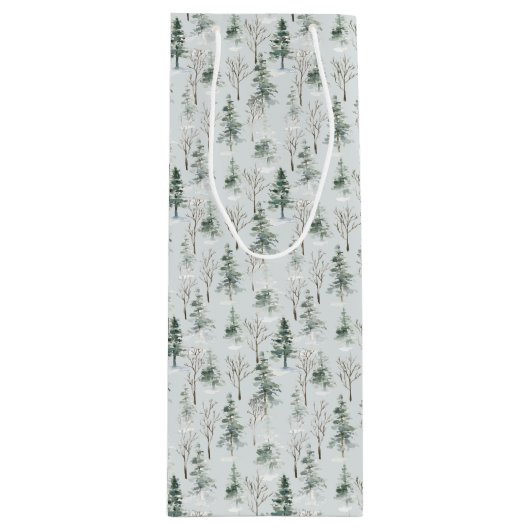 Wonderland 2 Weihnachtsgeschenk Geschenktüte Für Weinflaschen (Vorderseite)