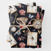 Wonderland Alice Geschenkpapier Set (Beispiel)