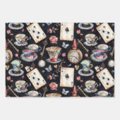 Wonderland Alice Geschenkpapier Set (Vorderseite)