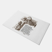 Wonderland Alice Humpty Dumpty Conversation Zitat Fußmatte (Schrägansicht)