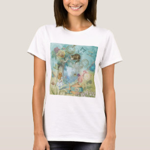 Wonderland - Alice im Wunderland Collage T-Shirt