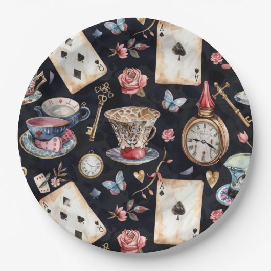 Wonderland Alice Pappteller (Vorderseite)