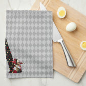 Wonderland Alice & Queen of Hearts Letter A Geschirrtuch (Viertel Falte)