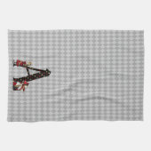 Wonderland Alice & Queen of Hearts Letter A Geschirrtuch (Horizontal)