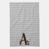Wonderland Alice & Queen of Hearts Letter A Geschirrtuch (Vertikal)