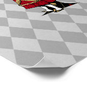 Wonderland Alice & Queen of Hearts Letter A Poster (Ecke)