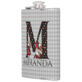 Wonderland Alice & Queen of Hearts Letter M Flachmann (Links)