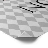 Wonderland Alice & Queen of Hearts Letter N Poster (Ecke)