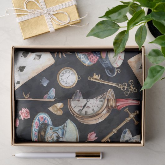 Wonderland Alice Seidenpapier (Geschenk)