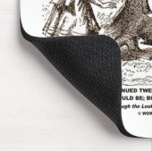 Wonderland Alice Tweedledum Tweedledee Logic Qte Mousepad (Ecke)