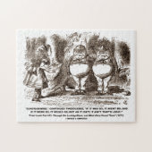 Wonderland Alice Tweedledum Tweedledee Logic Qte Puzzle (Horizontal)