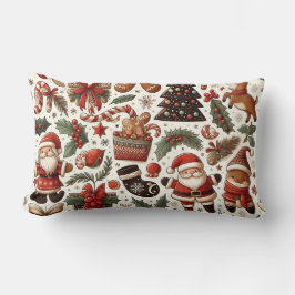 Wonderland Animal Christmas Pillow Lendenkissen