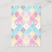 Wonderland Baby Showbuchanfrage Begleitkarte (Rückseite)