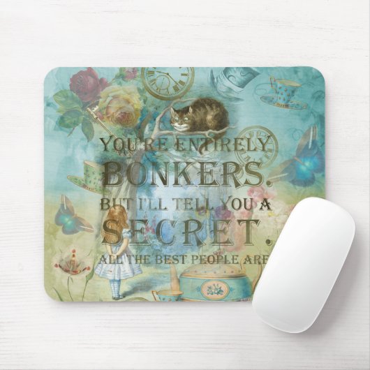 Wonderland - Bonkate - Alice im Wunderland Mousepad (Mit Mouse)