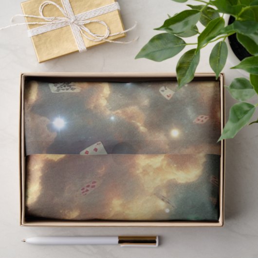 Wonderland Castle In The Clouds Decoupage Seidenpapier (Geschenk)