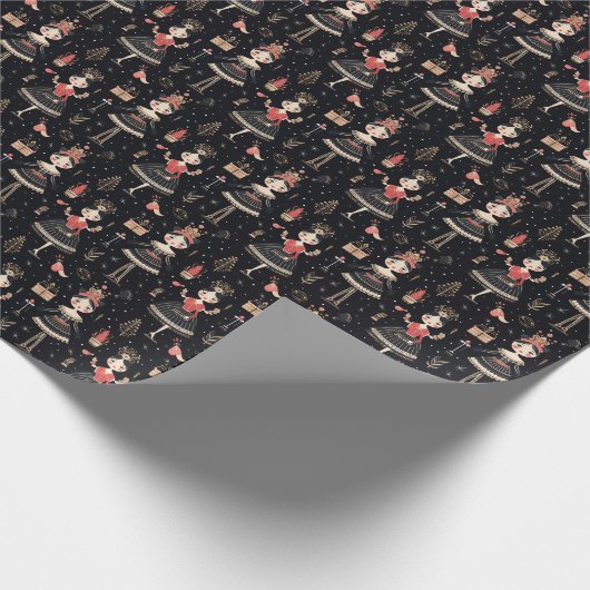 Wonderland Clara, Nutcracker Ballet Geschenkpapier (Ecke)