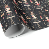 Wonderland Clara, Nutcracker Ballet Geschenkpapier (Rolleneckpunkt)