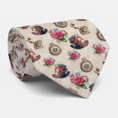 Wonderland Classic Pattern Necktie Tie Krawatte (Gerollt)