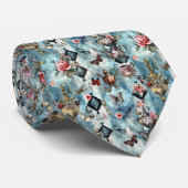 Wonderland Classic Pattern Necktie Tie Krawatte (Gerollt)