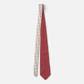 Wonderland Classic Pattern Necktie Tie Krawatte (Rückseite)