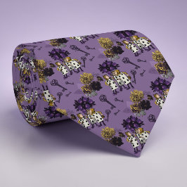 Wonderland Classic Pattern Necktie Tie Krawatte