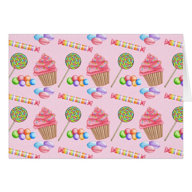 Wonderland Cupcake Candy Lollipop Sweet Tarts (Vorderseite (Horizontal))