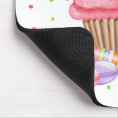 Wonderland Cupcake Candy Lollipop Sweet Tarts Mousepad (Ecke)