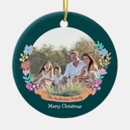 Wonderland Dreamer Blumenstrauß_grün Keramik Ornament