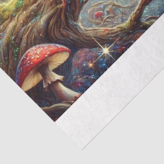 Wonderland Fairytale Alice Cheshire Cat Decoupage Seidenpapier (Ausschnitt)