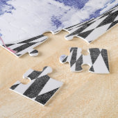 Wonderland Flamingo Cheshire Cat Tea Party Puzzle (Seite)