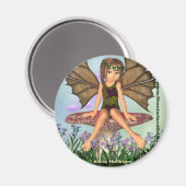 Wonderland Forest Fairy Magnet (Vorderseite/Rückseite)
