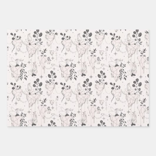 Wonderland Geschenkpapier Set (Vorderseite 2)